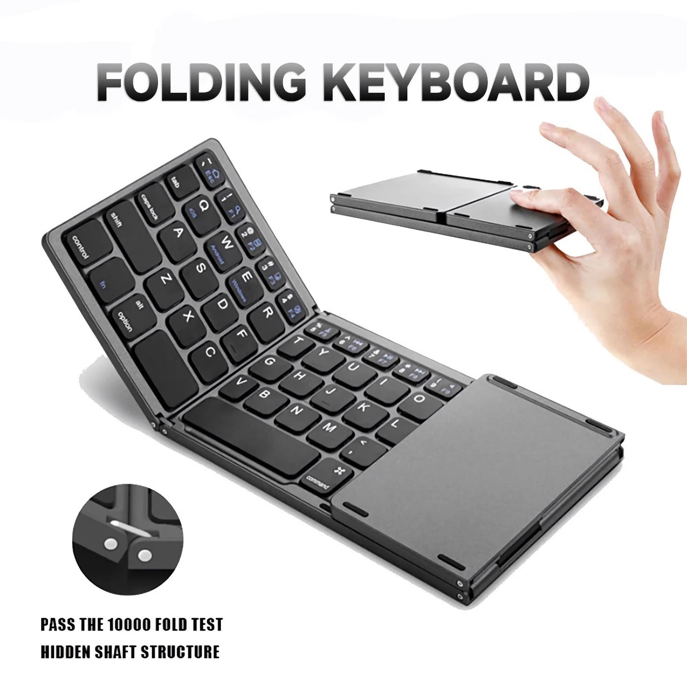 Mini Wireless Bluetooth Folding Keyboard