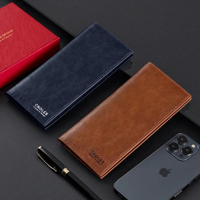 Men’s Casual Long Leather Wallet