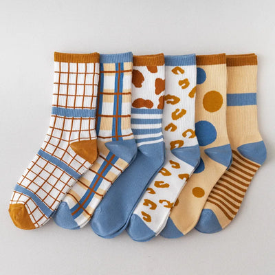 Japanese Cute Pattern Cotton Socks