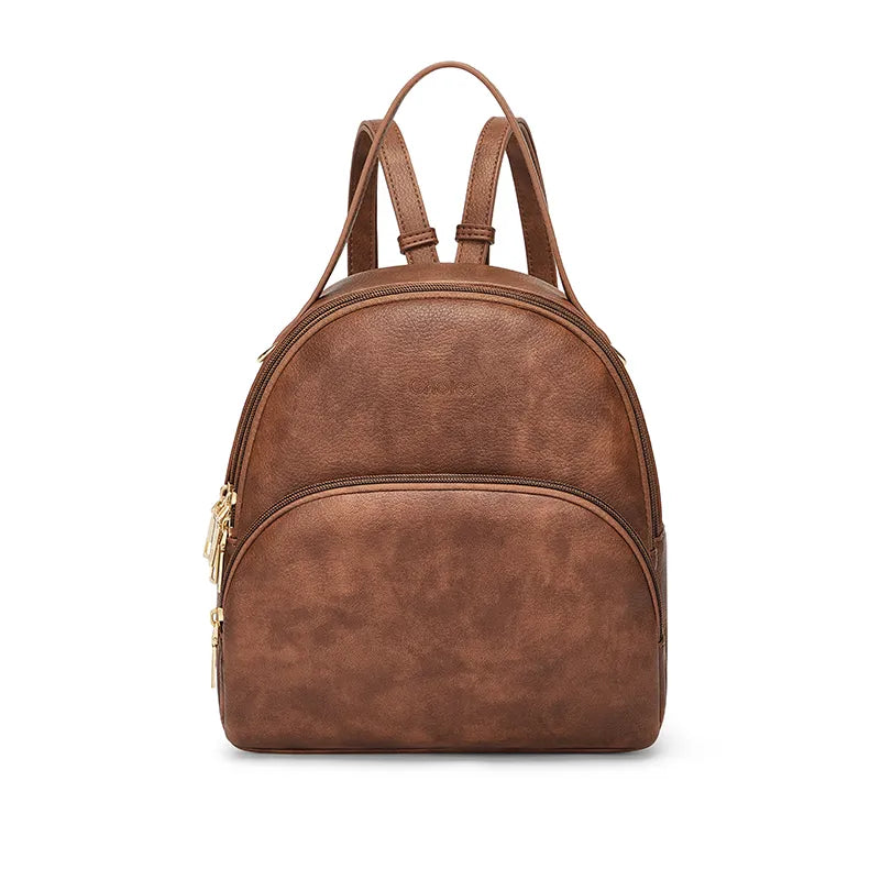 Stylish Women’s Leather Backpack – Perfect for School, Travel, and Everyday Use