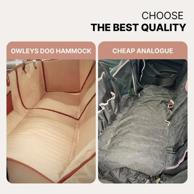 Sturdy Car Dog Hammock With Side Flaps