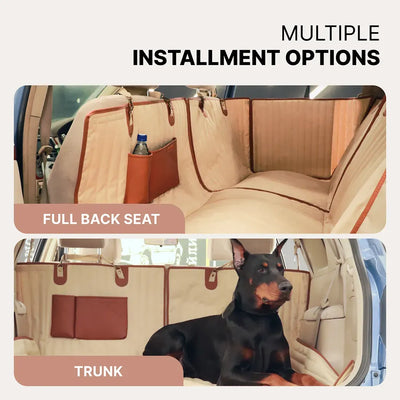 Sturdy Car Dog Hammock With Side Flaps