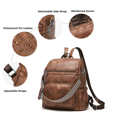 Retro Fashion Women’s Casual Laptop Backpack