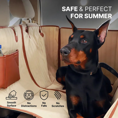 Sturdy Car Dog Hammock With Side Flaps