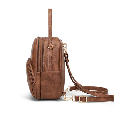 Stylish Women’s Leather Backpack – Perfect for School, Travel, and Everyday Use