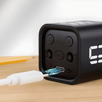 Productivity Cube Timer with Gravity Sensor and LED Display