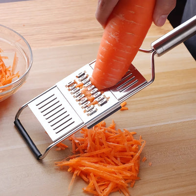 Portable Stainless Steel Vegetable Slicer & Grater – Easy Clean Multi-Purpose Kitchen Tool