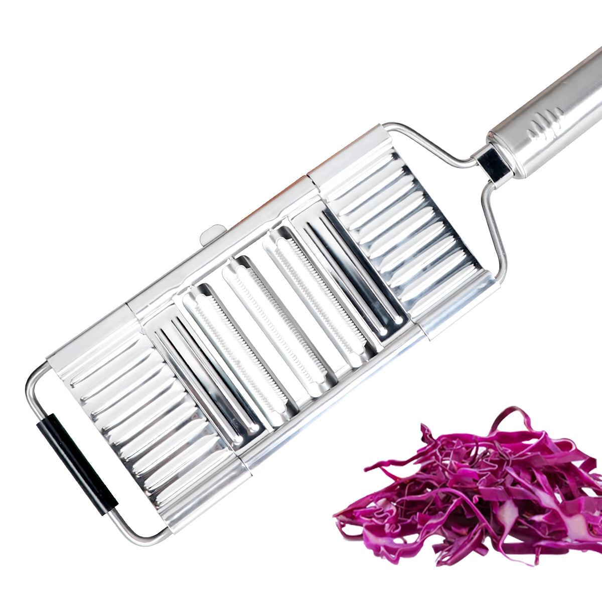 Portable Stainless Steel Vegetable Slicer & Grater – Easy Clean Multi-Purpose Kitchen Tool