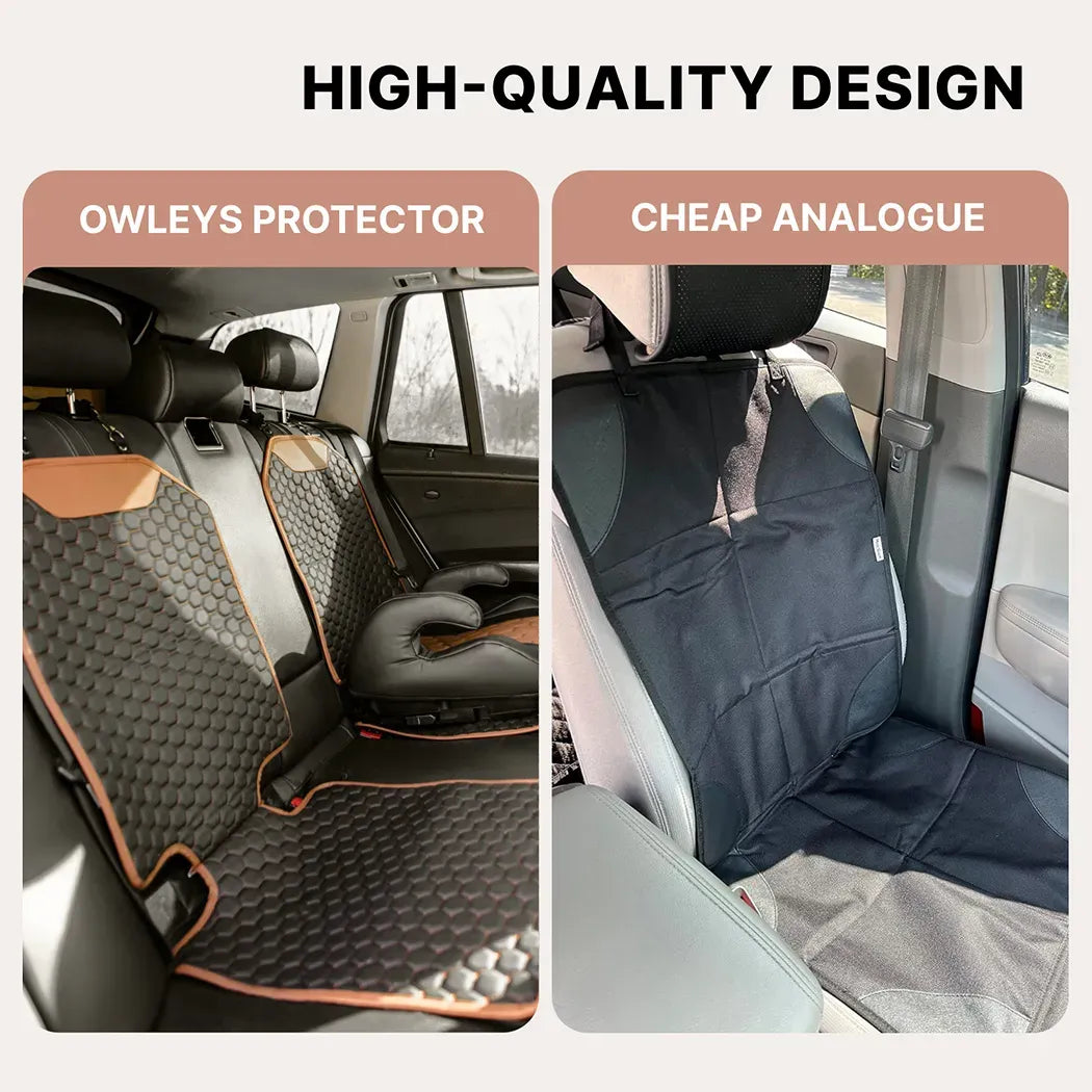 Hexy’ Car Seat Protector Mat – Premium Eco Leather