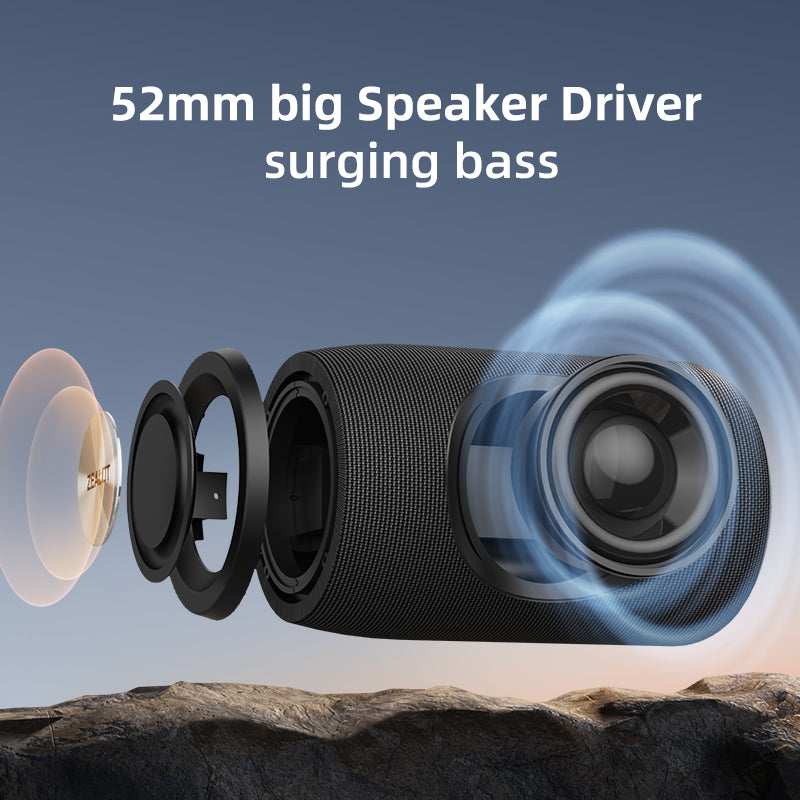 Compact Bluetooth Speaker with HIFI Subwoofer