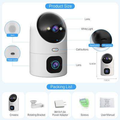 5K 10MP PTZ WiFi Camera