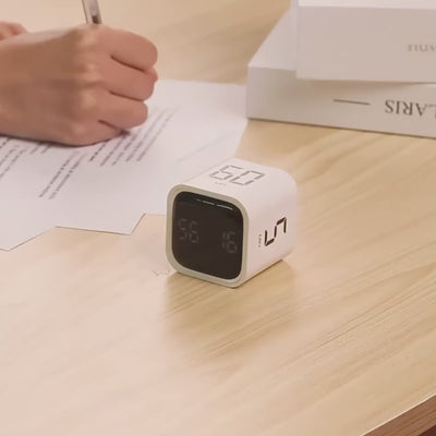 Productivity Cube Timer with Gravity Sensor and LED Display